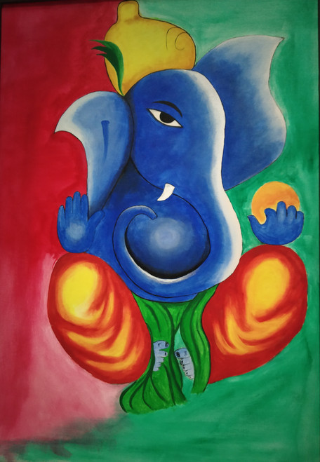 Ganpati Bappa | Lord Ganesha colour pencil drawing | sketch | Color pencil  drawing, Color pencil sketch, Pencil sketch drawing